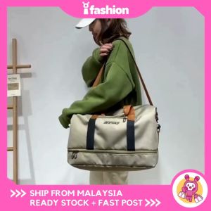 iFASHION 1373 READY STOCK High Quality Waterproof Dry Wet Travel Tote Duffel Gym Sport Bag Organiser Separate Compartment Beg Sukan 1373