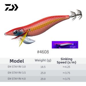 Daiwa | Squid Lure Hard Bait Jig Fishing Bait for Boat and Shore Casting