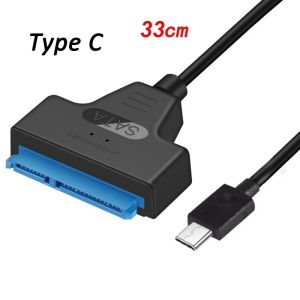 USB 3.0 to SATA Cable for 2.5" HDD/SSD Adapter SATA to USB Cable 22 Pin 7+15 HDD/SSD Cord 5 Gbps High Speed Support UASP