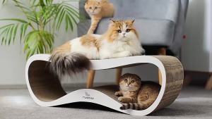 Cat scratch board Cat nest one scratch resistant wear-resistant large corrugated paper claw grinder Cat toy sofa to protect young cats