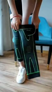 Sports Knee Brace Long Sleeve Cycling Running Workout Knee Support Warm Keeping Knee