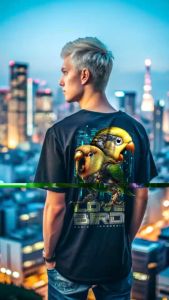 Kaos Burung Kicau Mecha Opaline: Desain Unik & Bahan Combed 30s Adem