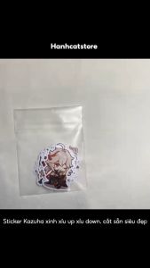 [Genshin Impact] Sticker Kazuha Kaedehara - Hình dán chibi kazuha x tomo ( set 20 hình )