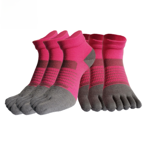 Sports Five-Finger Socks Short Tube Men Women Summer Coolmax Quick Dry Breathable Outdoor Running Marathon Boat Socks