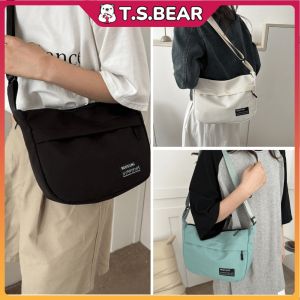 Nylon Tote Bag Casual Student College Crossbody Shoulder Bag Korean Ins Sling Bag Women Fashion Bag Eco Beg Murah L29
