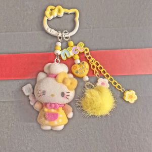 Sanrio | Móc Khóa Điện Thoại Thú Bông Hello Kitty MIU Series HOT Phụ Kiện Túi Xách Tự Làm Đồ Chơi Thời Trang Mặt Dây Chuyền Dành Cho Người Lớn Và Thanh Thiếu Niên
