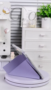 Hard Acrylic Clear Tablet Case for Samsung Galaxy Tab S9 11 S9 FE A9 8.7 inch A9 Plus S10 FE S9 Plus 12.4 Y-shaped Casing with Pencil Holder Cover