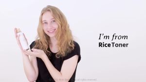 Im From Rice Toner 150ml With 77% of rice extract with niacinamideBrightening Toner Korean Skincare for Face Whiteningpreventing clogged pores andpimples from forming.