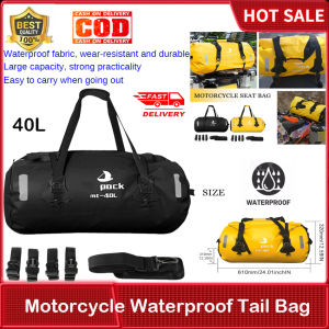 ⭐️【มีสินค้าในสต๊อก+จัดส่งในพื้นที่】กระเป๋ารถจักรยานยนต์กันน้ำได้กระเป๋าสัมภาระเดินทางกลางแจ้งแห้งกระเป๋าม้วน40L กระเป๋าเป้สะพายหลังรถจักรยานยนต์กระเป๋าที่นั่งรถจักรยานยนต์