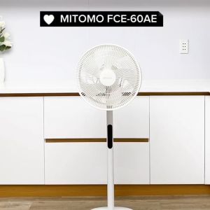 Quạt Cây Đứng Mitomo FCE-60AE có điều khiễn từ xa hẹn giờ - Bảo hành 2 năm