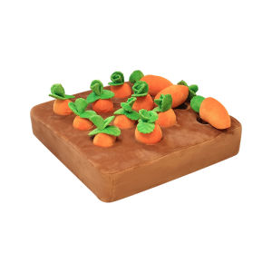 Baby Plush Toy Biteable Pillow Pet Dog Carrot Pulling Doll Childrens Educational Enrichment Soft Fabric Universal Gender