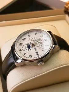 OLEVS | Đồng Hồ Cơ Nam Dây Da Chống Nước