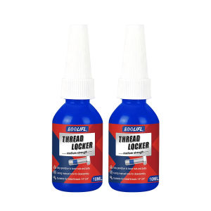 Blue 243 thread locking agent a detachable metal adhesive used for nuts bolts and fasteners to prevent loosening and corrosion