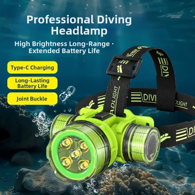 JIANGBEI | Strong Light Rechargeable Underwater Diving Headlight
