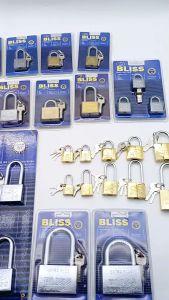 BLISS กุญแจสำหรับล็อคบ้านหลายขนาด สีเงินและสีทอง คอยาว-คอสั้น แข็งแรง กุยแจล็อคดกดัง กุญแจล็อคประตูบ้าน