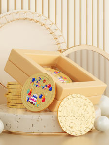 Creative Birthday Coin Personalized Engraving Happy Birthday Token Special Practical Gift for Girls Festive Creative Gifts