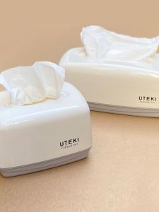 For Home Scandinavian Paper Extraction Box Living Room High-End Entry Lux Multifunctional Restaurant and Tea Table Tissue Box Bedroom Tissue Storage Box