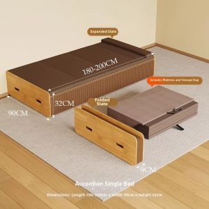 SHIBAZHI | Foldable Expandable Modern Simplistic Invisible Bed for Home and Office Use