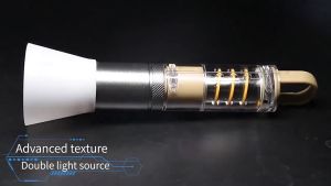 Senter Tangan Led Emergency X-10  | Lampu Senter Led Mini X10 Rechargeable Keychain Zoom Senter Super Terang Multifungsi Waterproof Flashlight Portable Isi Ulang Led Light Pocket Edc Untuk Darurat Luar Ruangan Senter Terang Jarak Jauh - Vas