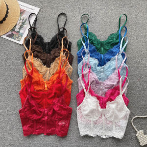 Gợi Cảm Ins Dây Ren Áo Vest Top Nữ Bên Trong Mặc Mùa Hè Mỏng Nguyên Chất Desire Hot Girl Cột Dây Ống hàng Đầu Cho Tiệc Sinh Nhật 18-24