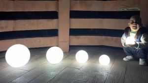 Rechargeable LED Glowing Ball Light for Kid Adult Outdoor Globe Night Light with Remote Great for Yard Garden Decor