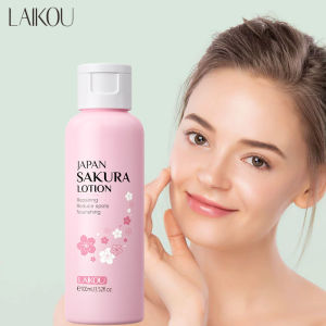 LAIKOU Sakura Face Lotion Moisturizing Essence Shrink Pores Repairing Improve Skin Elasticity 100ML