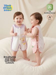 TONGLIANCHUXIN | Sleeveless Breathable Pure Cotton Baby Jumpsuit