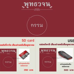 เมมโมรี่การ์ด เสียงอ่านพร้อมหนังสือ แก้กรรม