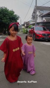 GAMIS KAFTAN ANAK ANANTA 2 / BAJU MUSLIM ANAK TERBARU / KAFTAN LEBARAN ANAK / GAMIS LEBARAN ANAK