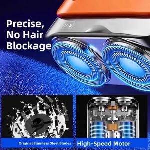 MONLEYTA | Electric Shaving Razor for Men Portable Water Washable