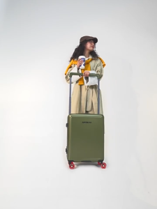 JUPITER FLY Luggage 20/24/28 inch aluminum frame wide pull rod Silent 360° rotating wheel TSA lock