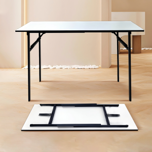 ATH โต๊ะพับได้ 120×60×75 มีสปริง folding table โต๊ะพับ  อเนกประสงค์ โต๊ะกินข้าว  โต๊ะทำงาน ﻿ โต๊ะพับเก็บได้ โต๊ะพับเก้าอี้ได้ Movable Tea Table เก้าอี้พับพกพา - Lazada