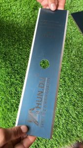 รูปแบบใบมีดตัดหญ้า M85 รุ่นคมตลอด 2 ด้าน ขนาด 2.0mm, 14-16 นิ้ว สำหรับใช้กับเครื่องตัดหญ้า