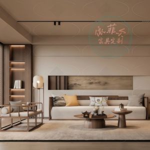 New Chinese Style Solid Wood Zen Sofa Coffee Table Set for Hotels Homestays Designers Luxury Comfortable Leather Furniture