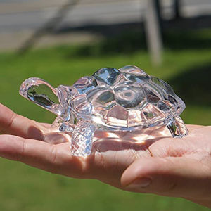 A Crystal Turtle Ornament Mini Turtle Statue Lucky Ornament Suitable for Home Office Desk Decoration Home Decoration