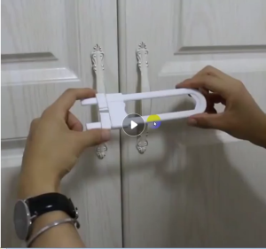 Child Infant Baby Kid Safety Drawer Door Cabinet Cupboard U Shape Lock Home Safety Lock  U Shape Children Home Protection ABS Plastic Safety Lock Baby Safety Adjustable Multi-function Baby Cabinet Locks