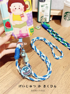 เคสโทรศัพท์มือถือแบบแขวนคอที่ทำจากเชือกทอแบบยาวและหนา ที่คาดไหล่แบบขวางได้ ทนทานและแข็งแรง สำหรับผู้ชายและผู้หญิง