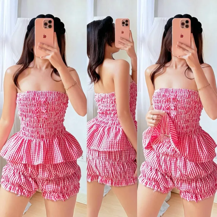 ERICA%20SMOCKING%20TUBE%20TOP%20&%20SHORT%20TERNO%20COORDS%20%7C%7C%20FASHION%20TRENDY%20OOTD%20-%20Image%202