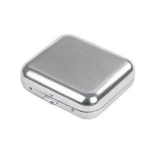 Sáng Tạo Kim Loại Di Động Mini Gạt Tàn Thuốc Lá Bỏ Túi Gạt Tàn Thuốc Lá Cho Ô Tô Sử Dụng Ngoài Trời Khói Phụ Kiện Hình Vuông Nam Tặng Tiện Ích