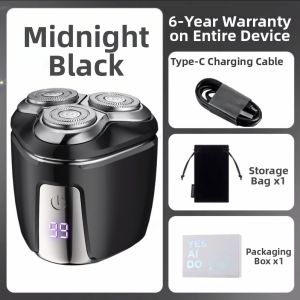 FADEKANG | Mens Portable Travel 3-Head Electric Shaver