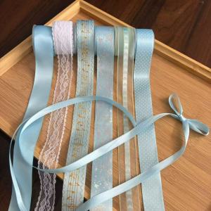 7PC Mix New Bar Holder Ribbon Ribbon Gumei Badge New DIY Handmade Materials Support Bow Pain Plates Bronzing Ribbon Decoration