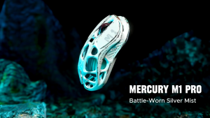 GravaStar Mercury M1 Pro Gaming Mouse 26000DPI 4K Hz Polling Rate Highly Sensitive PAW3395 Sensor Mice 5 Programmable Buttons Bluetooth 2.4G Wireless Wired Versatile Connectivity Modes Ultimate Customization Control Ergonomic Hollowed-Out Design