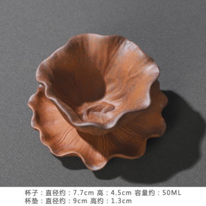 Cốc Trà Gốm Thủ Công Nguyên Khoáng Nhỏ Dung Tích Cốc Trà Hoa Sen Cổ Điển Dùng Trong Gia Đình Phong Cách Trung Hoa Zen