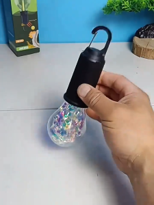 Mishilei LED Solar Camping Ambient Light Colorful Light Bulb Outdoor Ambient Camping Tent rechargeable Lampu