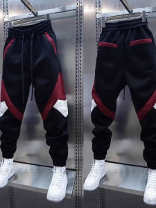 Handsome Men's Autumn New Arrival: Elastic Waist Tapered & Ankle-Tied Sweatpants