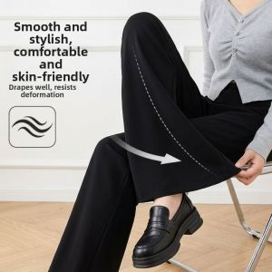 YAYANGREN | High Waisted Tight Flare Leisure Pants for Petite