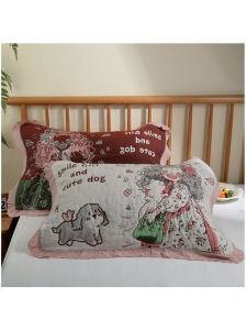 Khăn Trải Giường Cotton Mềm Mại Chống Trượt Không Rơi Họa Tiết Hoạt Hình Dễ Thương Cho Phòng Khách Sạn Và Gia Đình