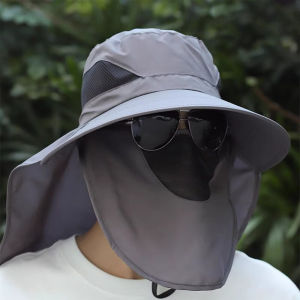 หมวกบักเก็ต หมวกกันแดด หมวกปีกกว้าง มี 3 สีให้เลือก หมวกกันแดด 360 องศา กันความร้อน กันน้ํา ระบายอากาศได้ดี