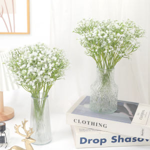 5/10/20Pcs Artificial Flowers Bouquet Babys Breath Plastic Gypsophila Bouquets DIY Handmade Bridal Bouquet Wedding Party Home Decoration Fake Flowers