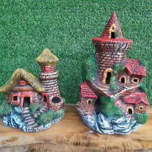 Nhà Trang Trí Sân Vườn – Lâu Đài –Cầu Đá Size Đại – Phụ Kiện Trang Trí Sân Vườn- Tượng Sân Vườn Hòn Non Bộ( SIZE ĐẠI)